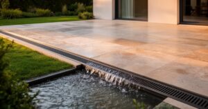 Terrasse : le point sur le drainage pour protéger votre revêtement des dégâts des eaux